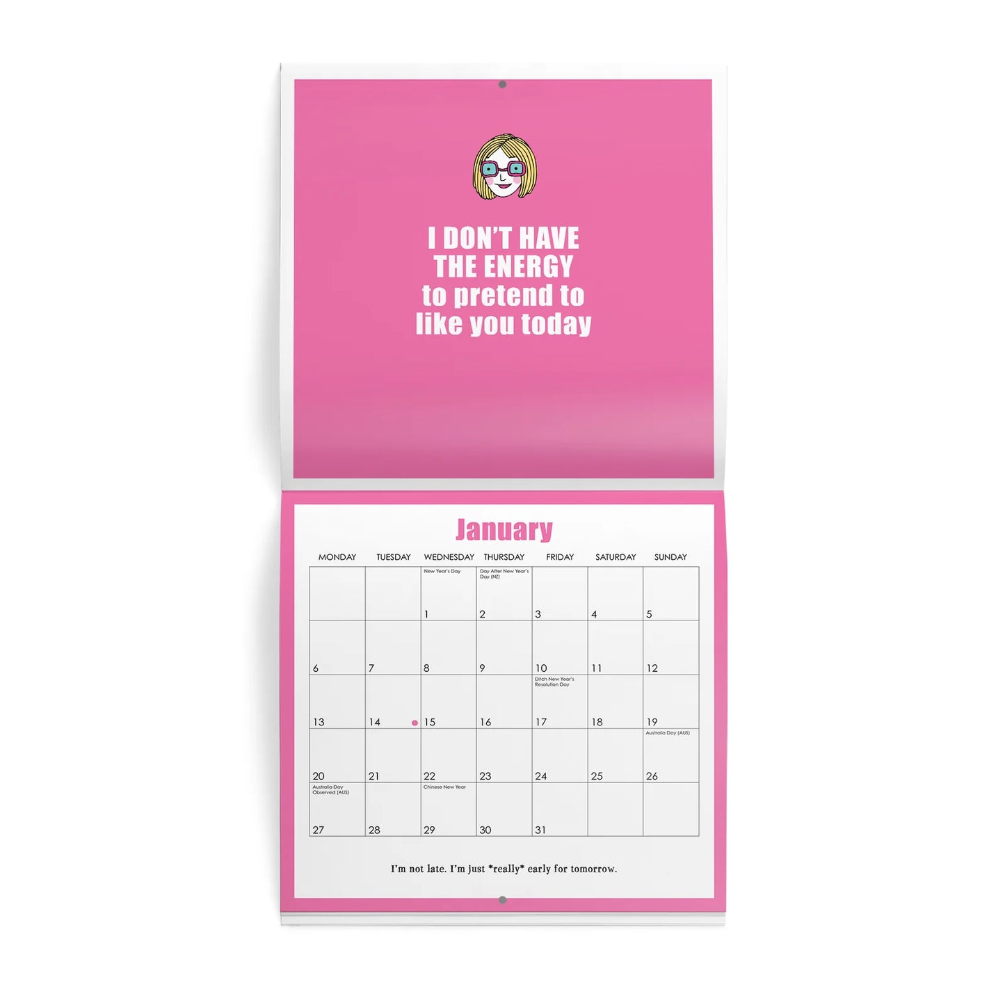 Defamation 2025 Wall Calendar