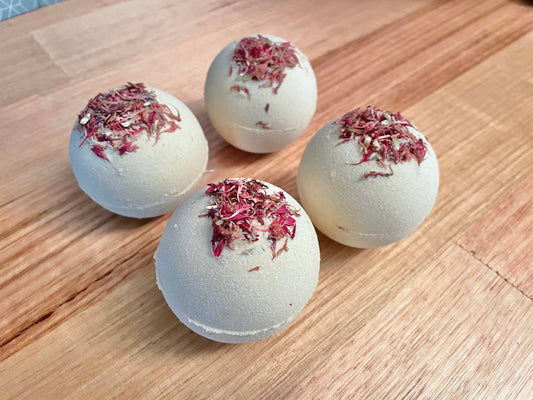 Handmade Lemon Myrtle Goat Milk Bath Bomb