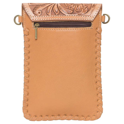 Tooling Leather Cowhide Phone Bag - AB10 - Tole