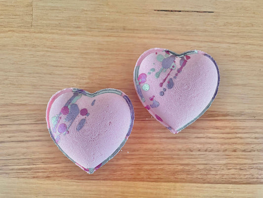 Handmade Love Spell Heart Goat Milk Bath Bomb