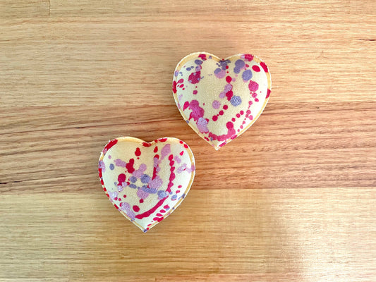 Sweet Nectar and Hibiscus Heart Goat Milk Bath Bomb