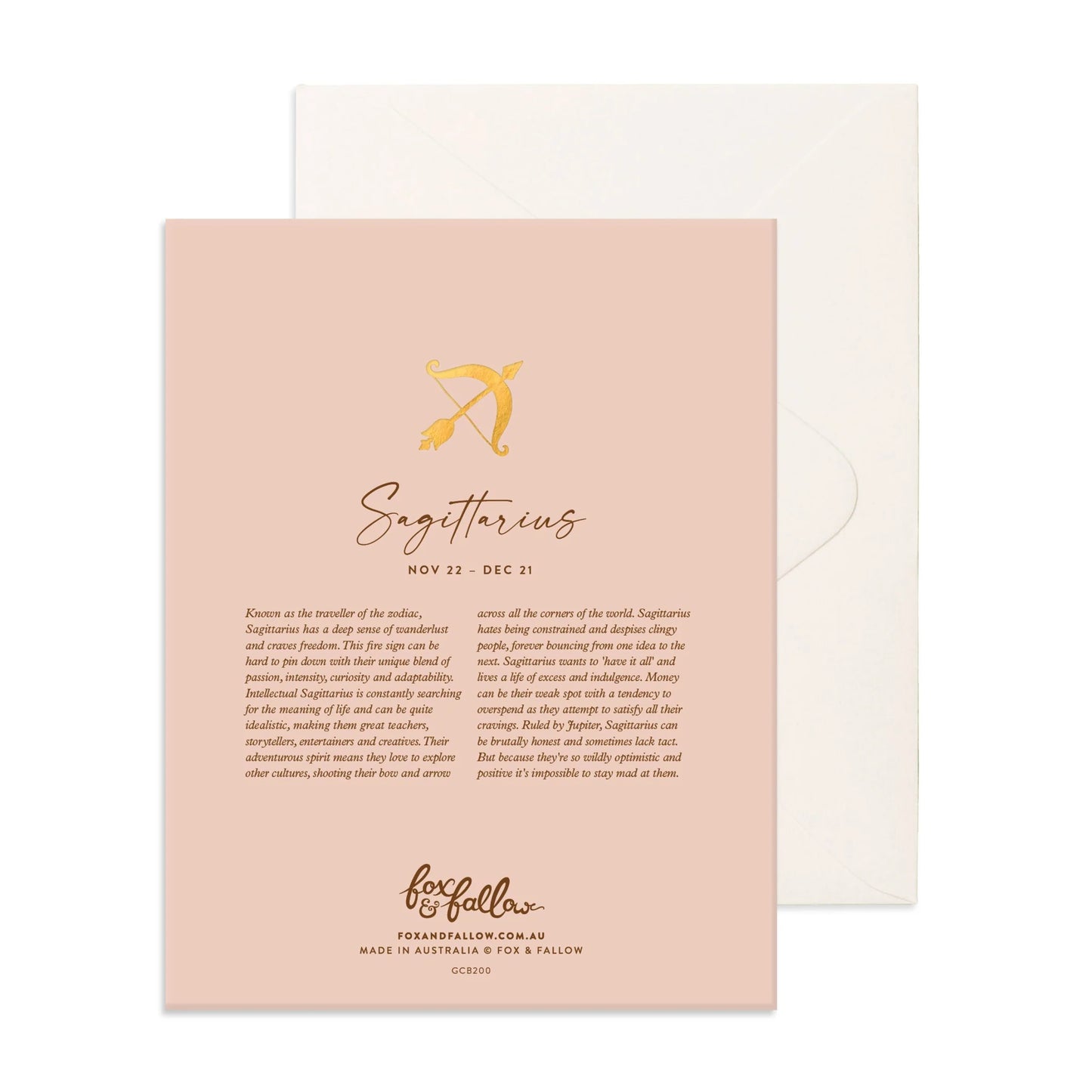 Sagittarius Greeting Card