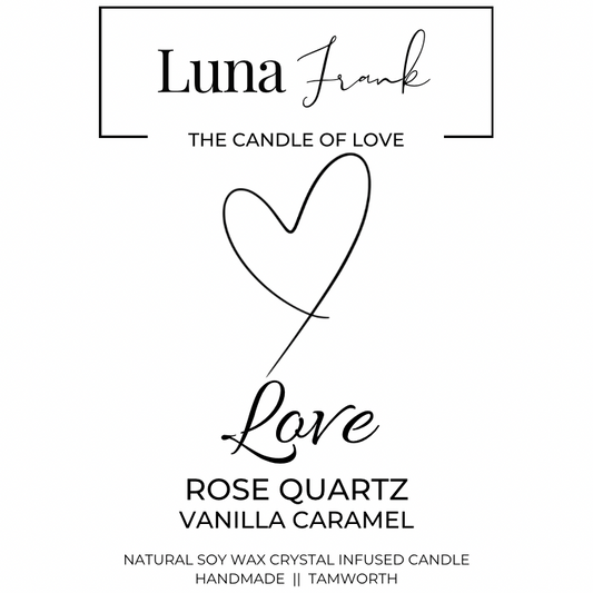 Love - Crystal Infused Candles