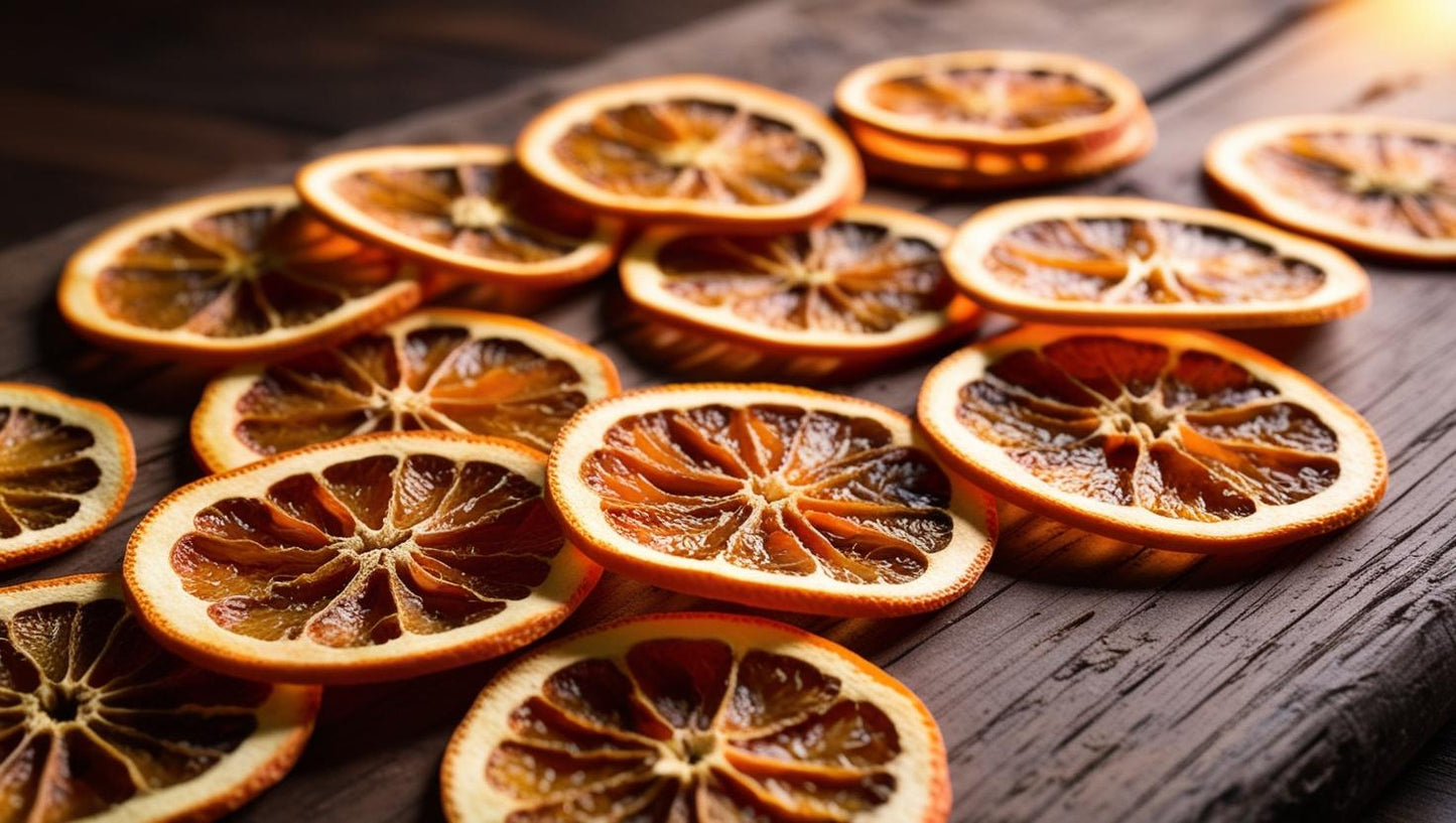 Dehydrated Blood Oranges - Edible Cocktail Topper