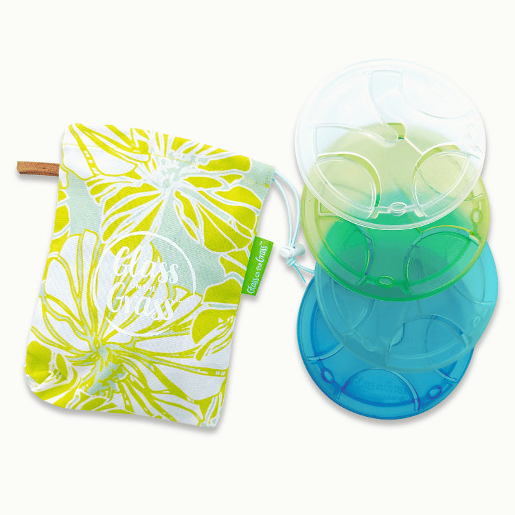 Glass on the Grass - Hibiscus Lime Coasters