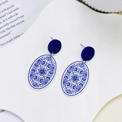 Mandala Drop Earrings