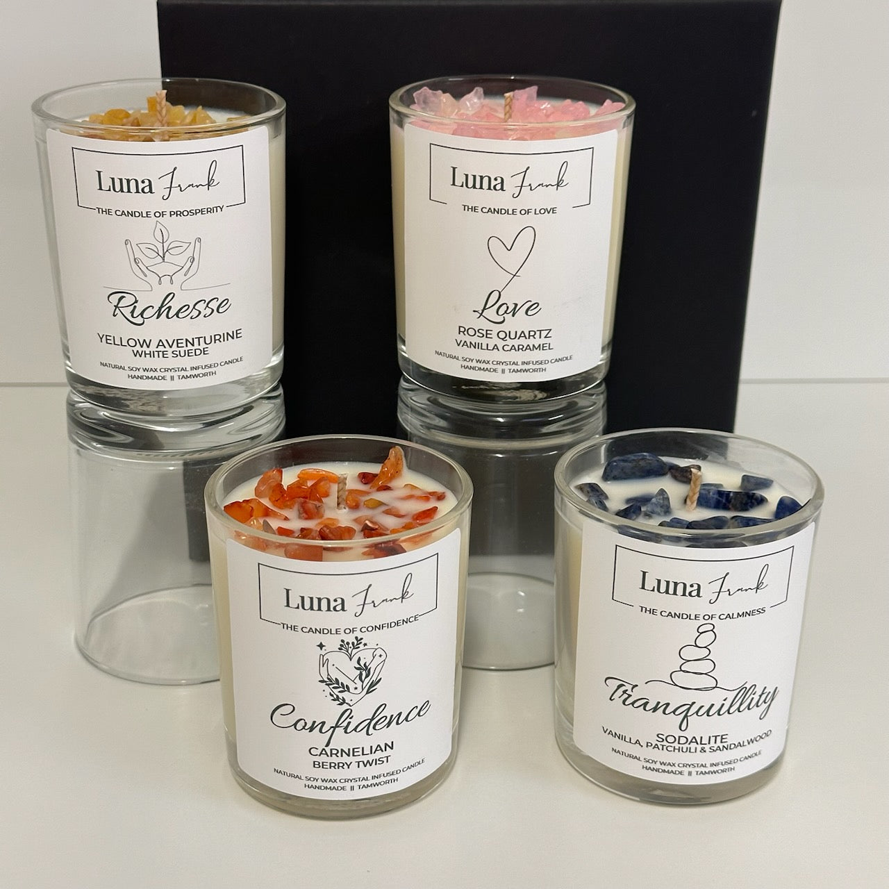 Self Love - Crystal Candle Gift Pack