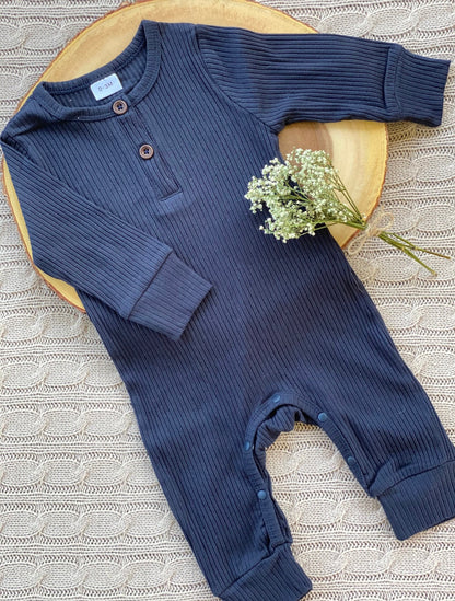 Solid Long Sleeve Jumpsuit