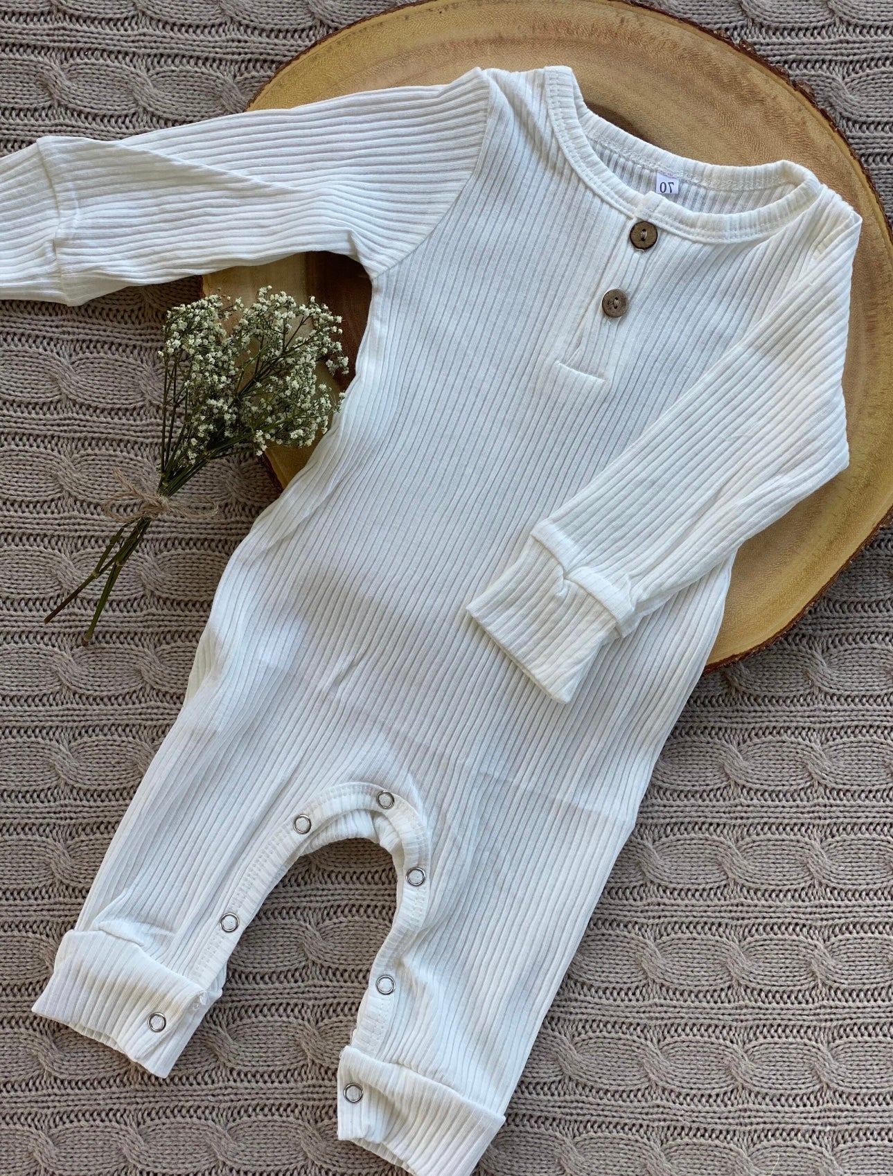 Solid Long Sleeve Jumpsuit