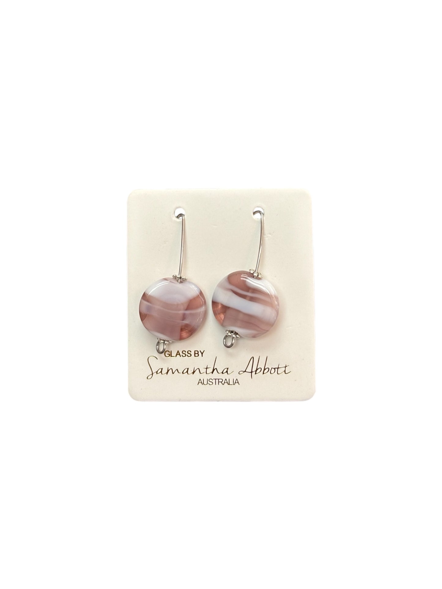 Glass Drop Earrings - Samantha Abbott