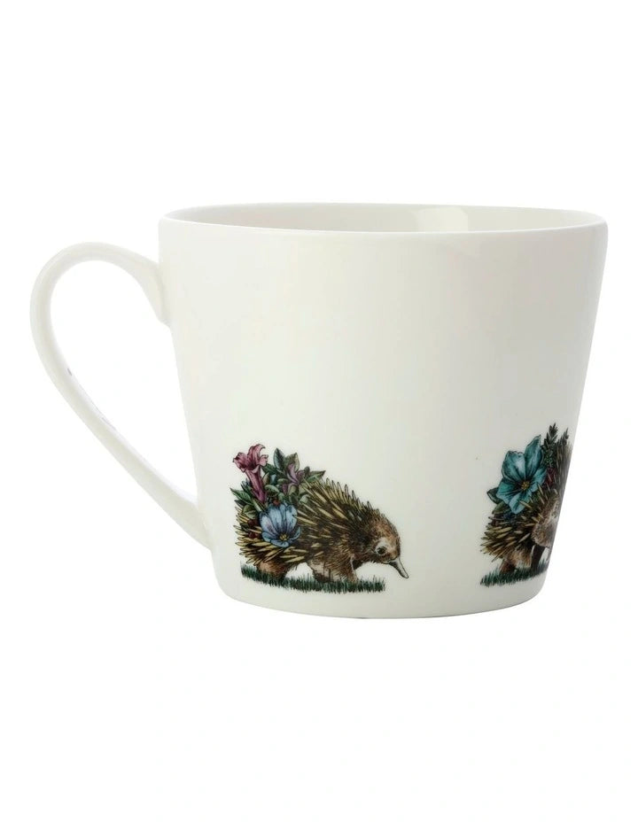 Marini Ferlazzo Australian Families Squat Echidna 450ml Mug in White