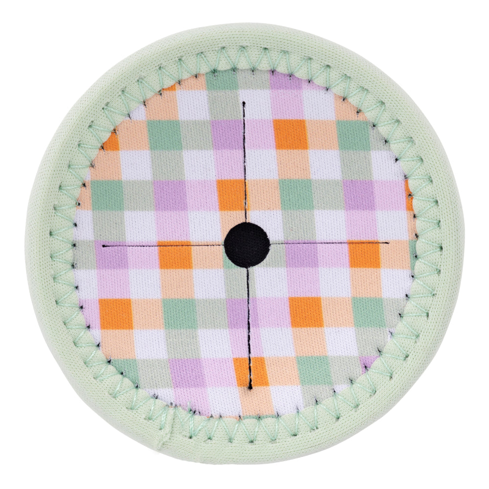 Picnic Retro Check Wine Glass Coaster