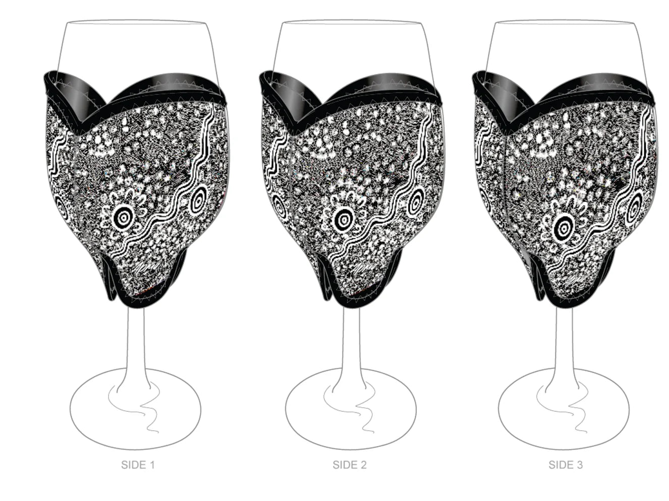 Wine Glass Coolers - Women Amongst the Spinifex