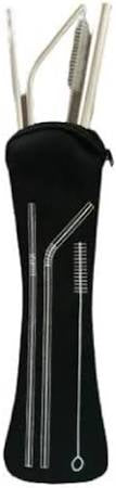 Reusable Metal Straw - Black