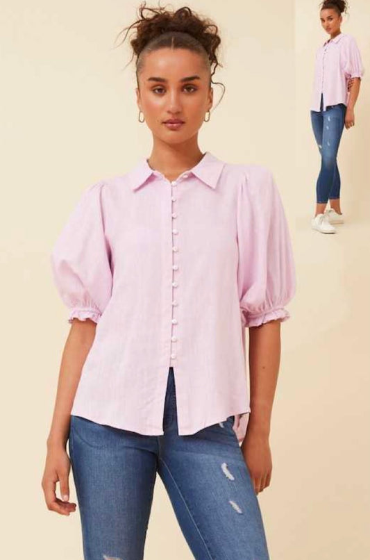 Gabrielle - Puff Sleeve Shirt