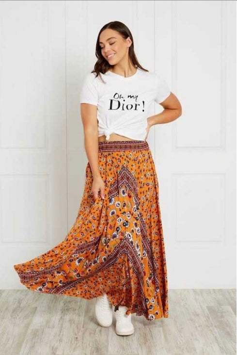 Nadia - Printed Skirt