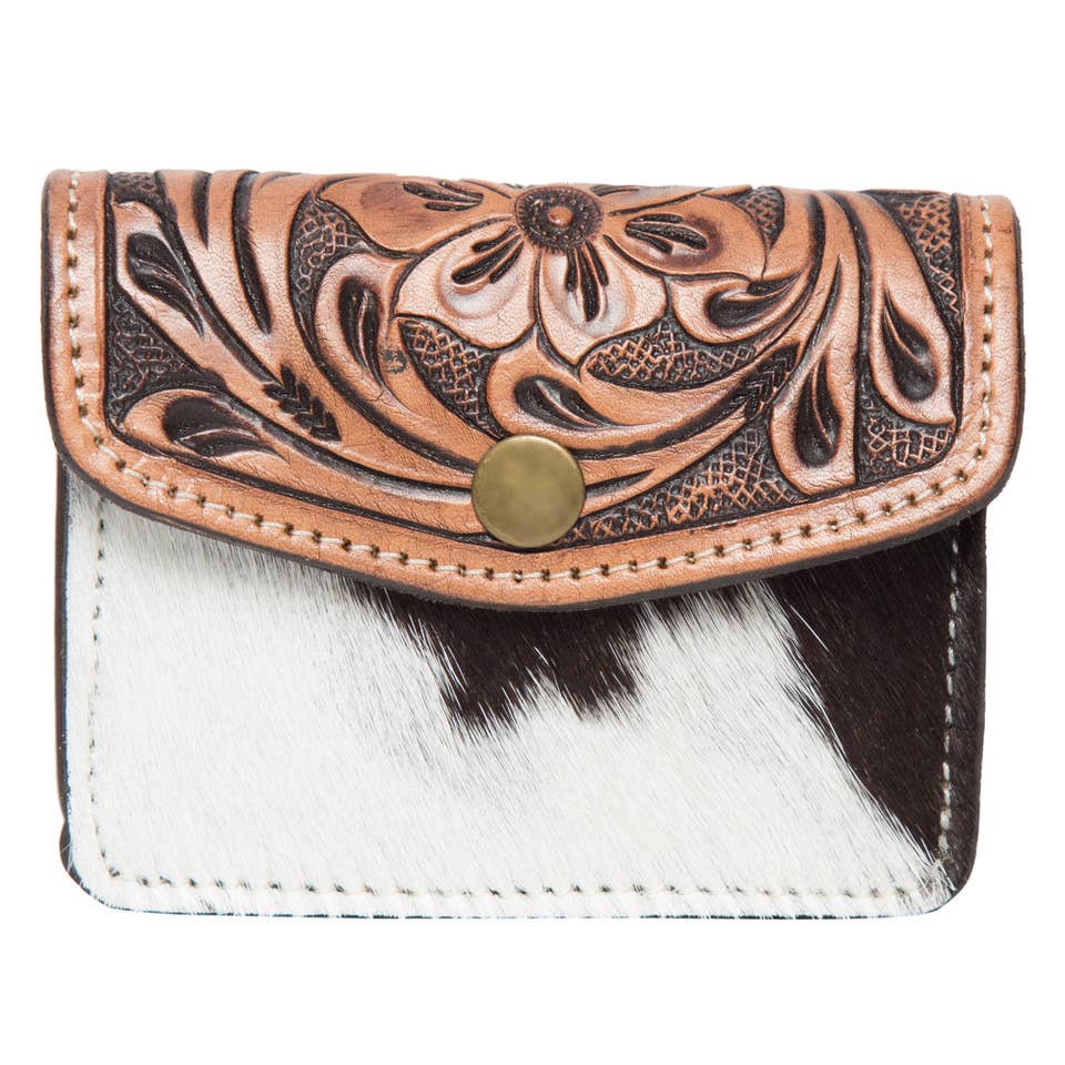 Tooling Leather Cowhide Purse - AC42 - Chile