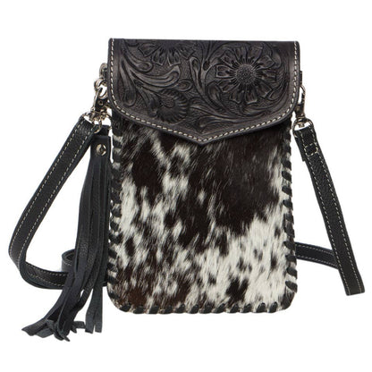 Tooling Leather Cowhide Phone Bag - AB10 - Tole