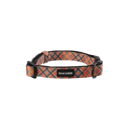 Orange Plaid Collar - S