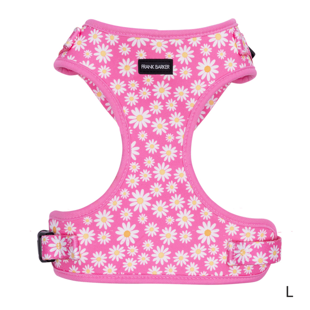 Pink Daisies Harness - L