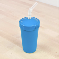 Straw Cup with Reusable Straw