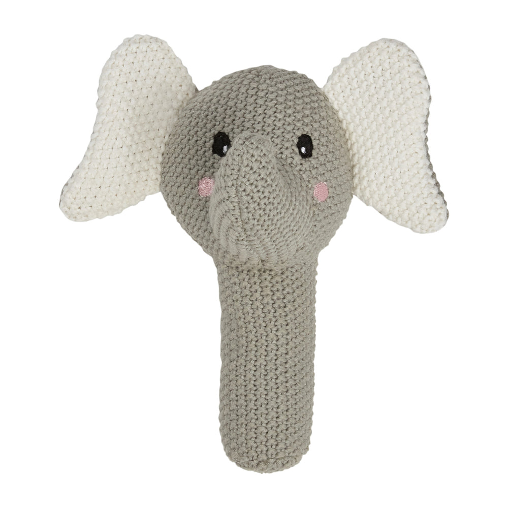 Knitted Rattle - Ellie The Elephant