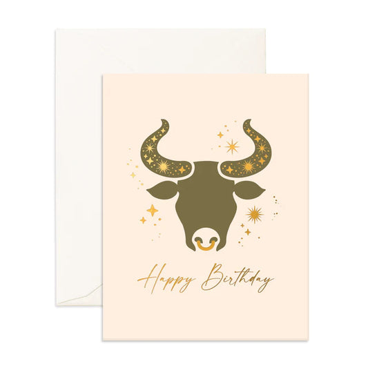 Taurus Greeting Card