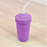 Straw Cup with Reusable Straw