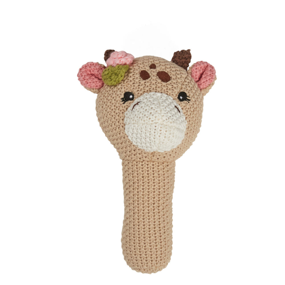 Knitted Rattle - Gigi The Giraffe