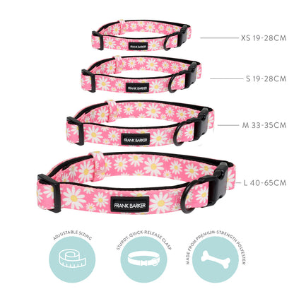 Pink Daisies Collar - M