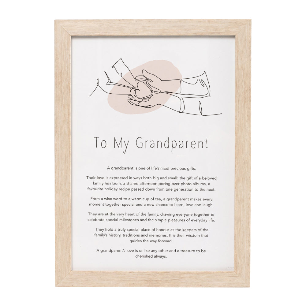 Gift of Words - To My Grandparent