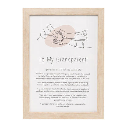 Gift of Words - To My Grandparent