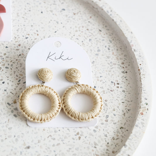 KiKi Natural Circle Earrings