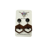 Wooden Statement Earrings